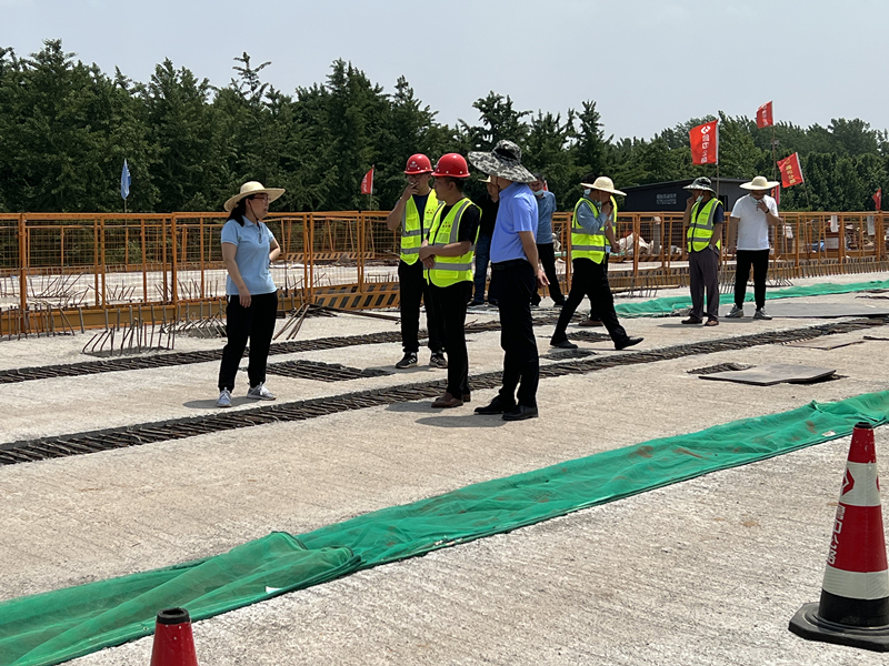 臨沂市質(zhì)監(jiān)站對郯城G205項目開展質(zhì)量、安全檢查指導