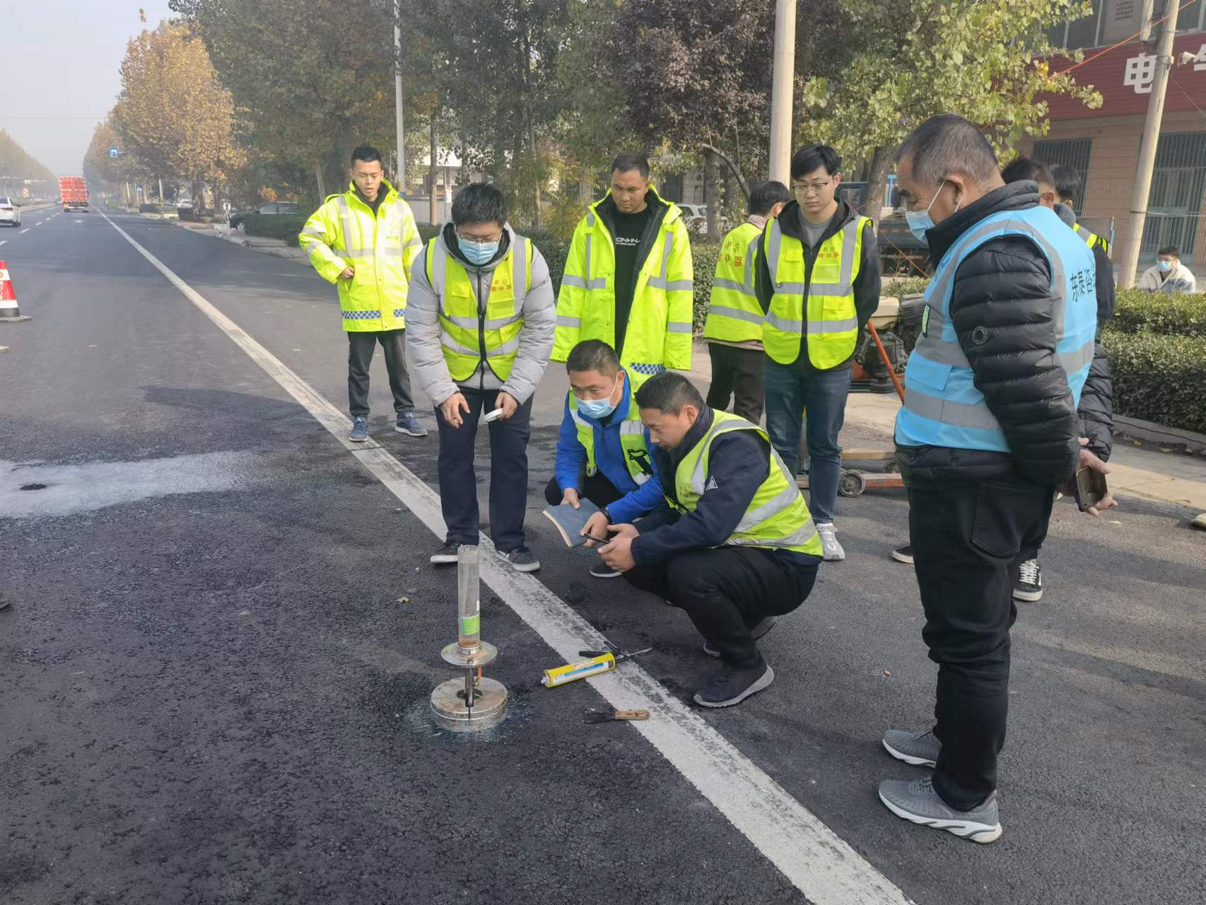 前行中的試驗員