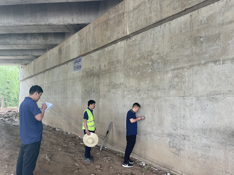 郯城G205項(xiàng)目順利通過交工檢測