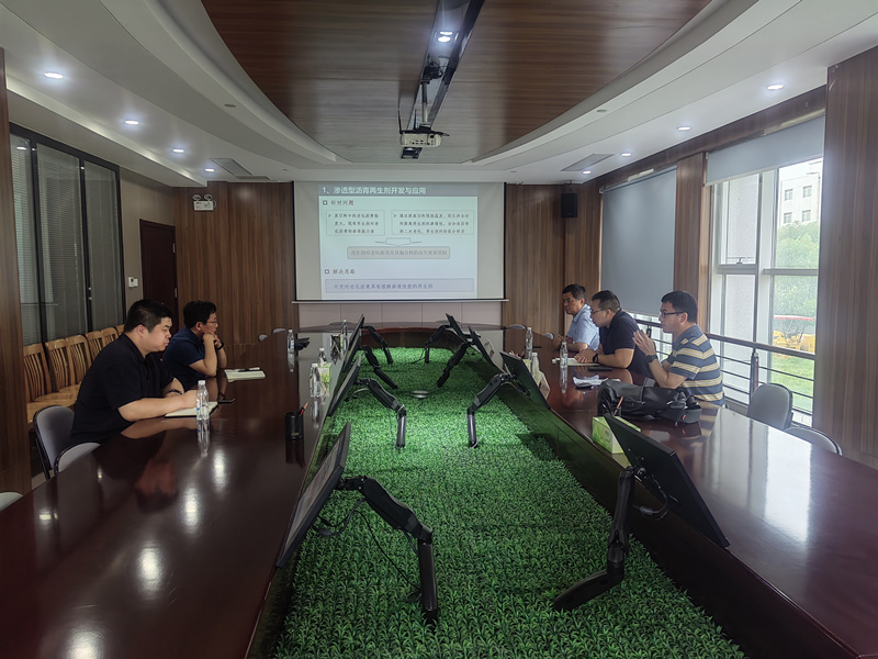 武漢理工大學劉剛院長帶領專家學者團蒞臨魯中公路開展調研交流