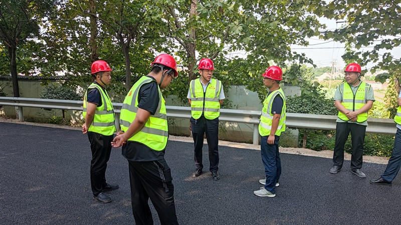 公司對臨淄四好農(nóng)村路提升改造項(xiàng)目開展第三季度安全檢查