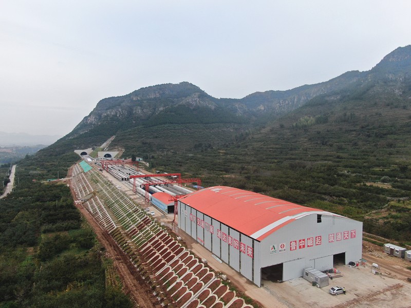 臨臨高速六標北安樂預制場30米箱梁、40米T梁預制任務圓滿完成