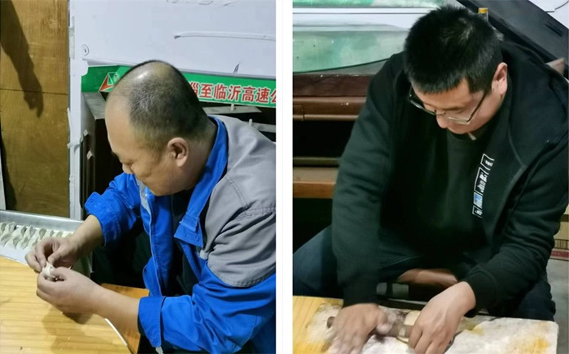 第五區(qū)域項(xiàng)目部冬至小團(tuán)圓，吃上熱餃子