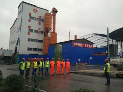 養(yǎng)護工程分公司東里拌合站與悅莊拌合站揚塵污染環(huán)保、防火演練