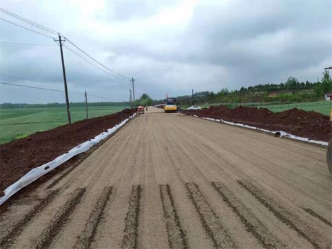 節(jié)日不休息、加點趕工期---沭河生態(tài)路項目工程動態(tài)