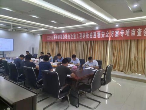 【抓作風(fēng) 創(chuàng)效益】郯城G205項(xiàng)目順利通過(guò)鋼板樁圍堰安全方案專項(xiàng)審查