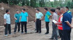 市質(zhì)監(jiān)站、改建辦、總監(jiān)辦等領(lǐng)導(dǎo)視察我公司S102項(xiàng)目工作