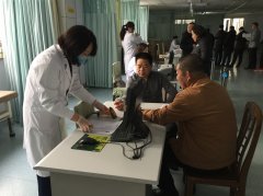 公司組織員工進行健康體檢