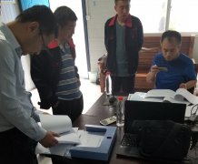 公司對博山拌合站進行安全環(huán)保檢查