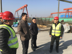 公司董事長視察青蘭項目部