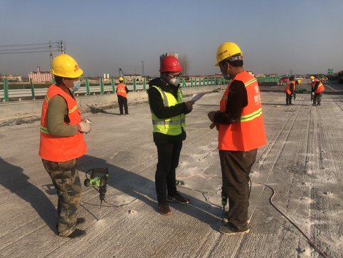 第二工程公司G2項(xiàng)目組織進(jìn)行安全、防疫專項(xiàng)檢查