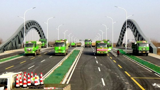 站西路中承式桁架拱橋工程通過荷載驗(yàn)收監(jiān)測(cè)