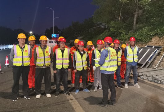 G205山深線博山段順利展開施工