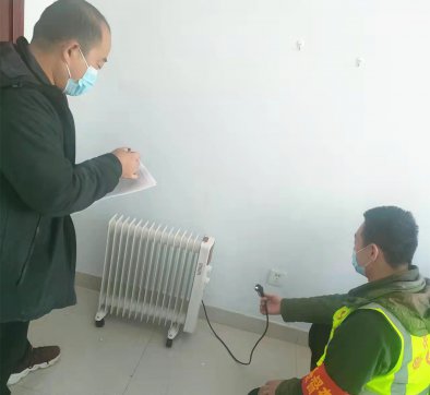 臨臨六標(biāo)項目部開展宿舍取暖設(shè)施隱患排查